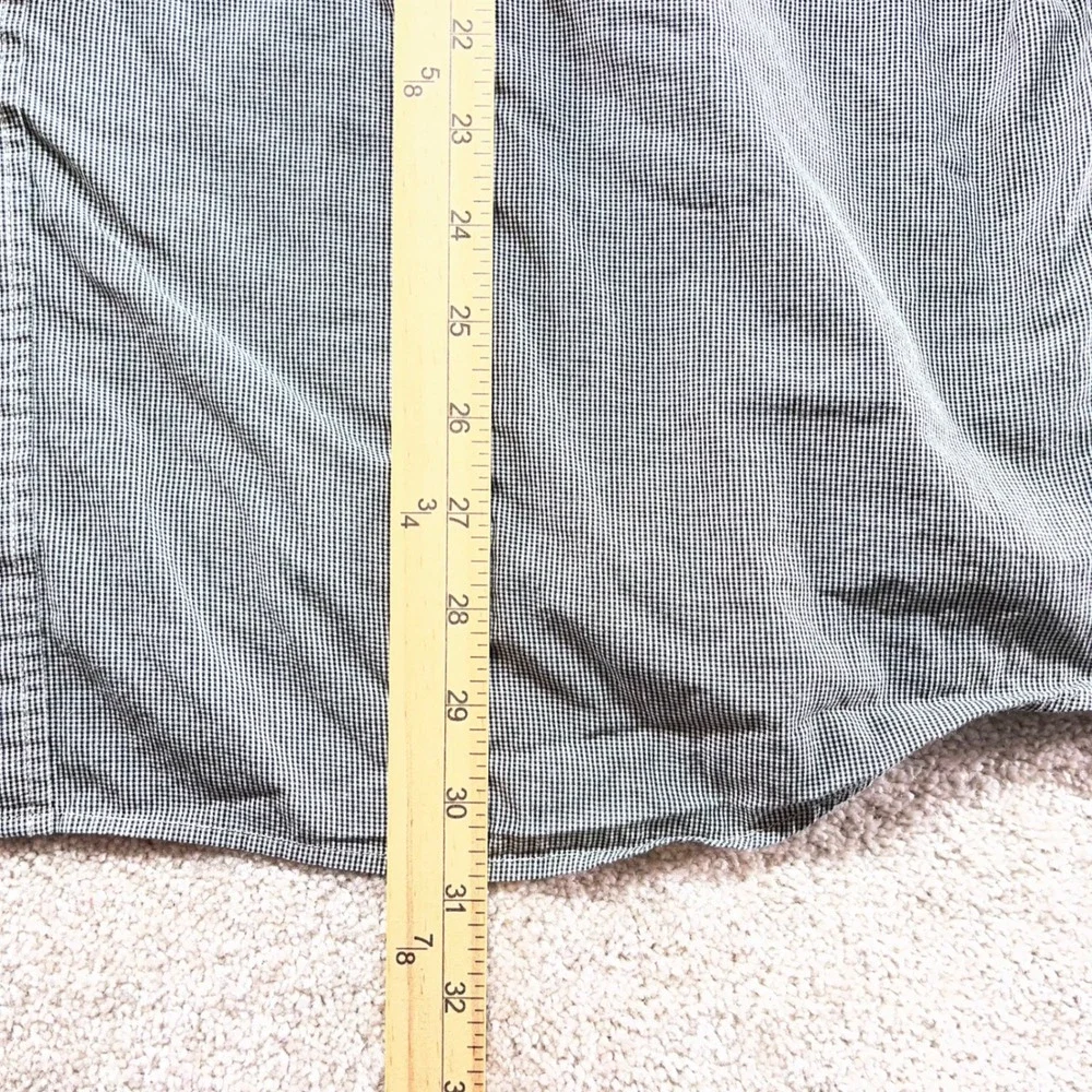 Banana Republic Shirt Mens XL Multicolor‎ Gingham Cotton Long Sleeve Button Up